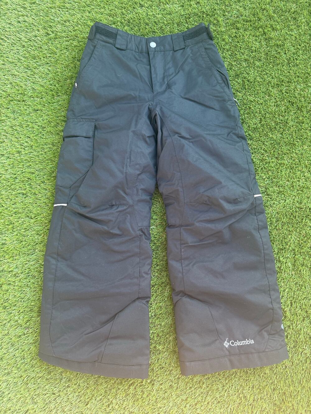 NEW Columbia Omni-Heat Snow Pants Kids Sz S Black Insulated Winter Ski